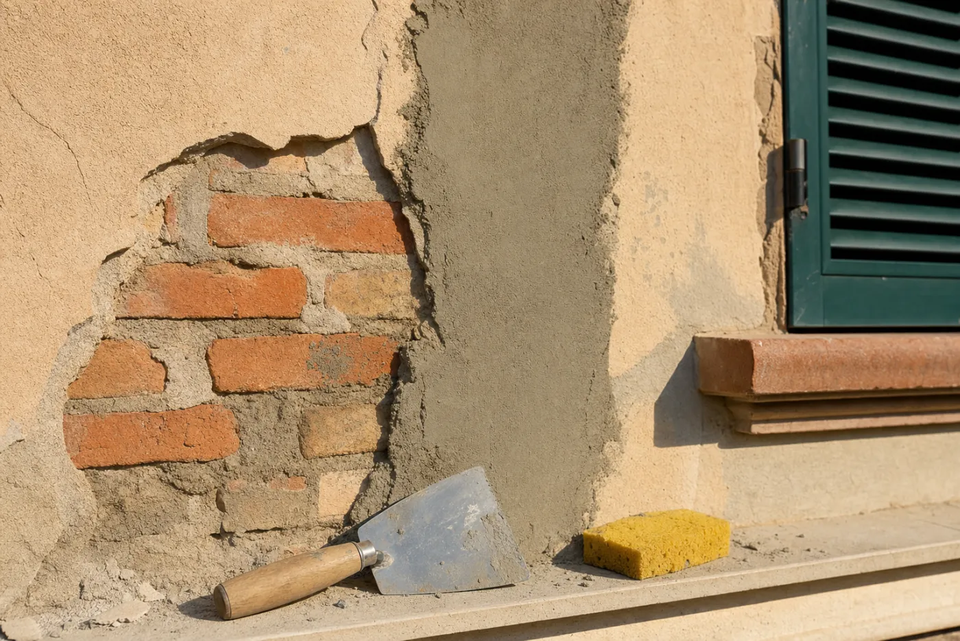 Reparación de muro
